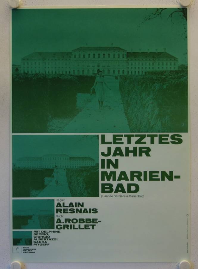 Last Year in Marienbad re-release german movie poster